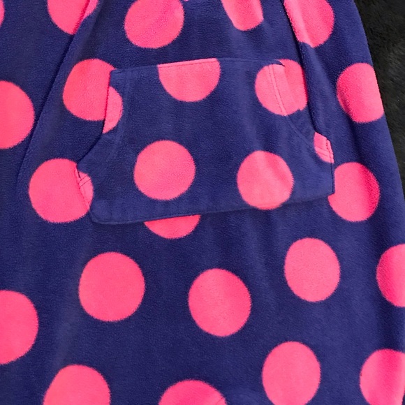 Carter’s Purple and Pink Polka Dot Fleece Outfit - Picture 3 of 4